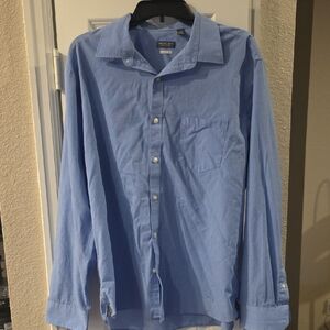 Van Heusen Light Blue Casual Button-Down Shirt